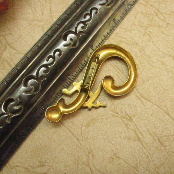 RARE 64,000 Dollar Question Game Show Brooch~VINTAGE Gold Plate Question Brooch - Picture 10 of 11